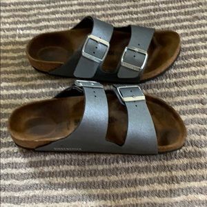 Silver Birkenstock’s